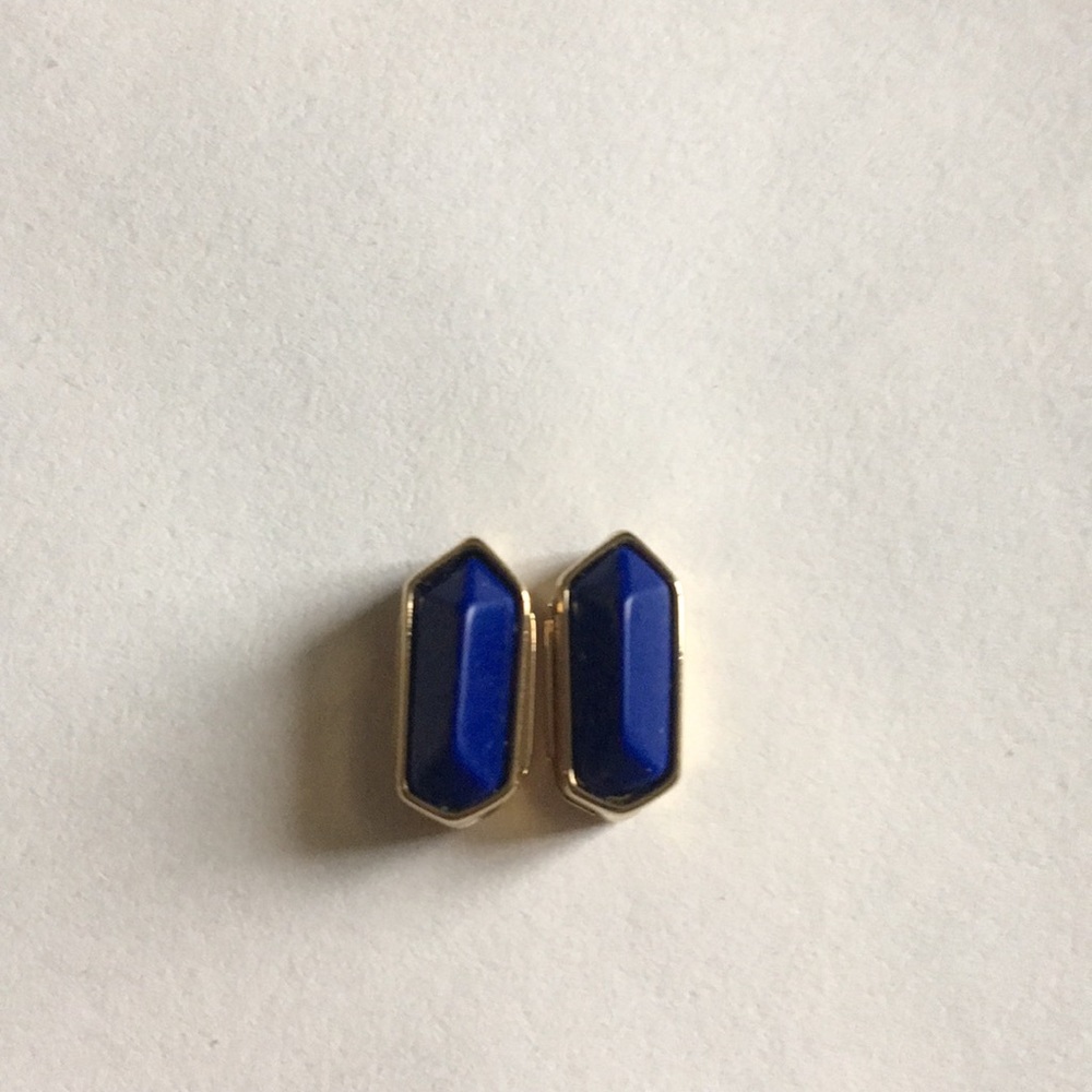 Keep Collective lapis/gold mini geo Bars